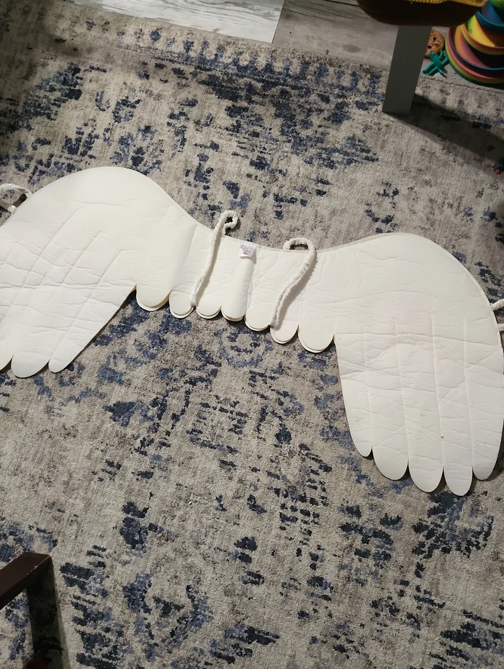 Hanna Andersson Cream and Gold Dress Up Wings
